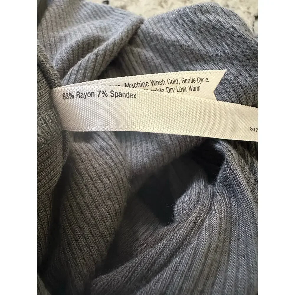 Soma Cool Nights + Days Long Ribbed Cardigan Heather gray size small - Picture 9 of 9